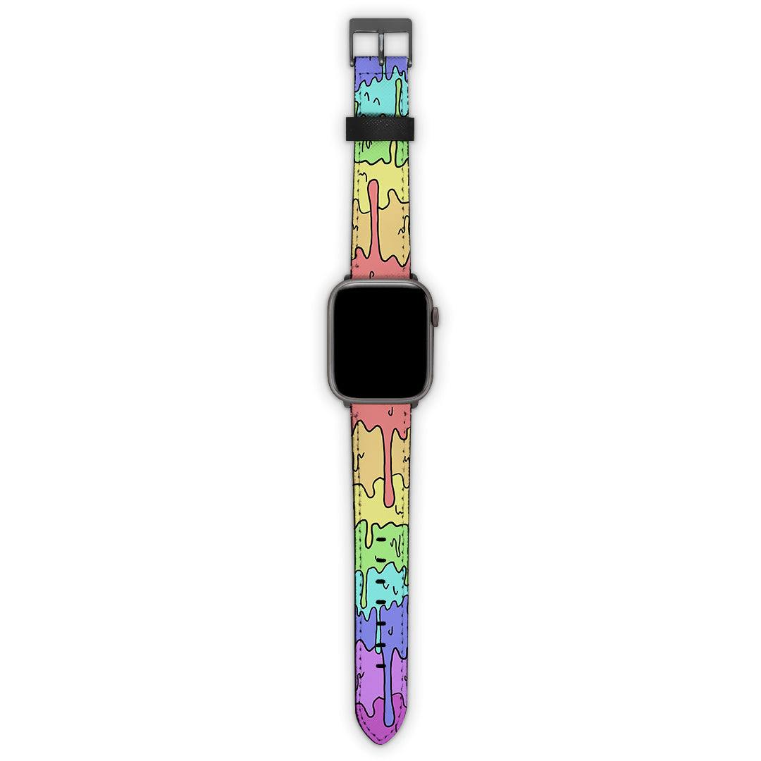 Λουράκι Apple Watch 42/44/45/49mm με χρώμα Melting Rainbow – Smartfits