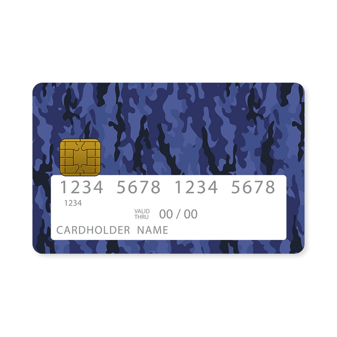 Blue Camo - Επικάλυψη Κάρτας