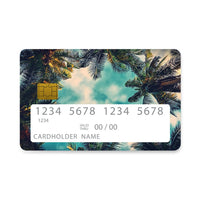 Thumbnail for Επικάλυψη Τραπεζικής Κάρτας σε σχέδιο Bel Air Tropic σε λευκό φόντο