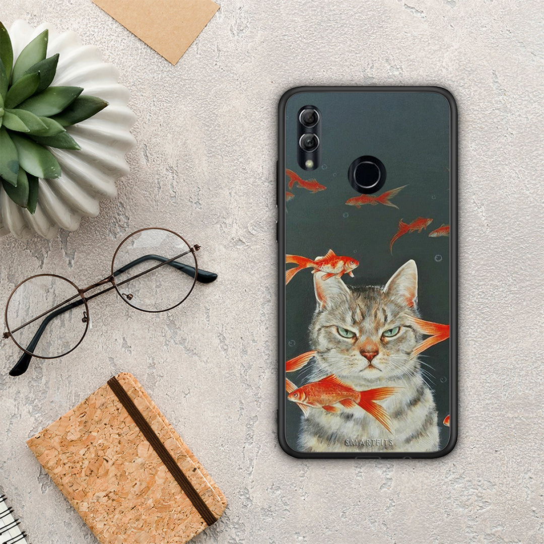 Cat Goldfish - Honor 8x θήκη