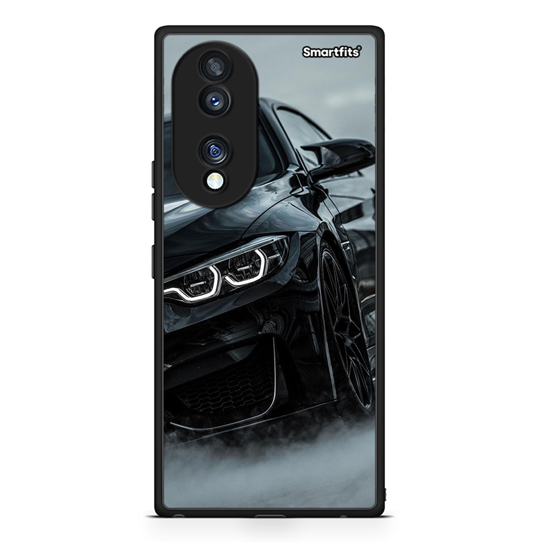 Θήκη Honor 70 5G Black BMW από τη Smartfits με σχέδιο στο πίσω μέρος και μαύρο περίβλημα | Honor 70 5G Black BMW Case with Colorful Back and Black Bezels