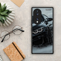 Thumbnail for Θήκη Honor 70 5G Black BMW από τη Smartfits με σχέδιο στο πίσω μέρος και μαύρο περίβλημα | Honor 70 5G Black BMW Case with Colorful Back and Black Bezels