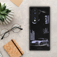 Thumbnail for Θήκη Honor 70 5G Tokyo Drift από τη Smartfits με σχέδιο στο πίσω μέρος και μαύρο περίβλημα | Honor 70 5G Tokyo Drift Case with Colorful Back and Black Bezels