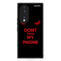Thumbnail for Θήκη Honor 70 5G Touch My Phone από τη Smartfits με σχέδιο στο πίσω μέρος και μαύρο περίβλημα | Honor 70 5G Touch My Phone Case with Colorful Back and Black Bezels