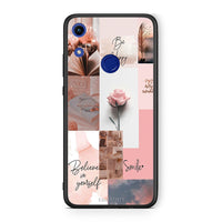 Thumbnail for Honor 8A Aesthetic Collage θήκη από τη Smartfits με σχέδιο στο πίσω μέρος και μαύρο περίβλημα | Smartphone case with colorful back and black bezels by Smartfits