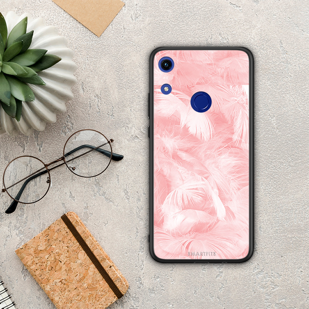 Boho Pink Feather - Honor 8A θήκη