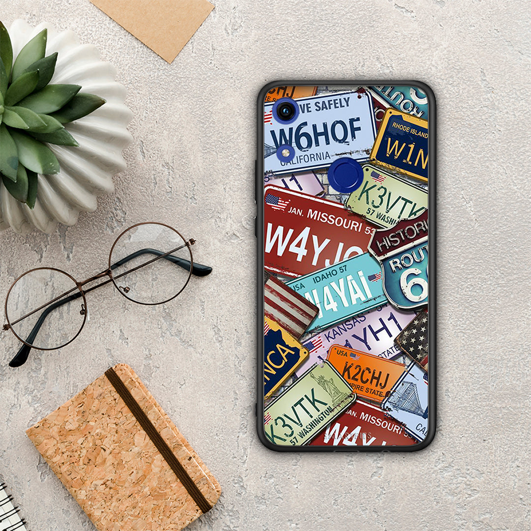 Car Plates - Honor 8A θήκη