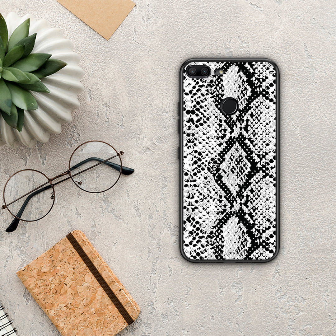 Animal White Snake - Honor 9 Lite θήκη
