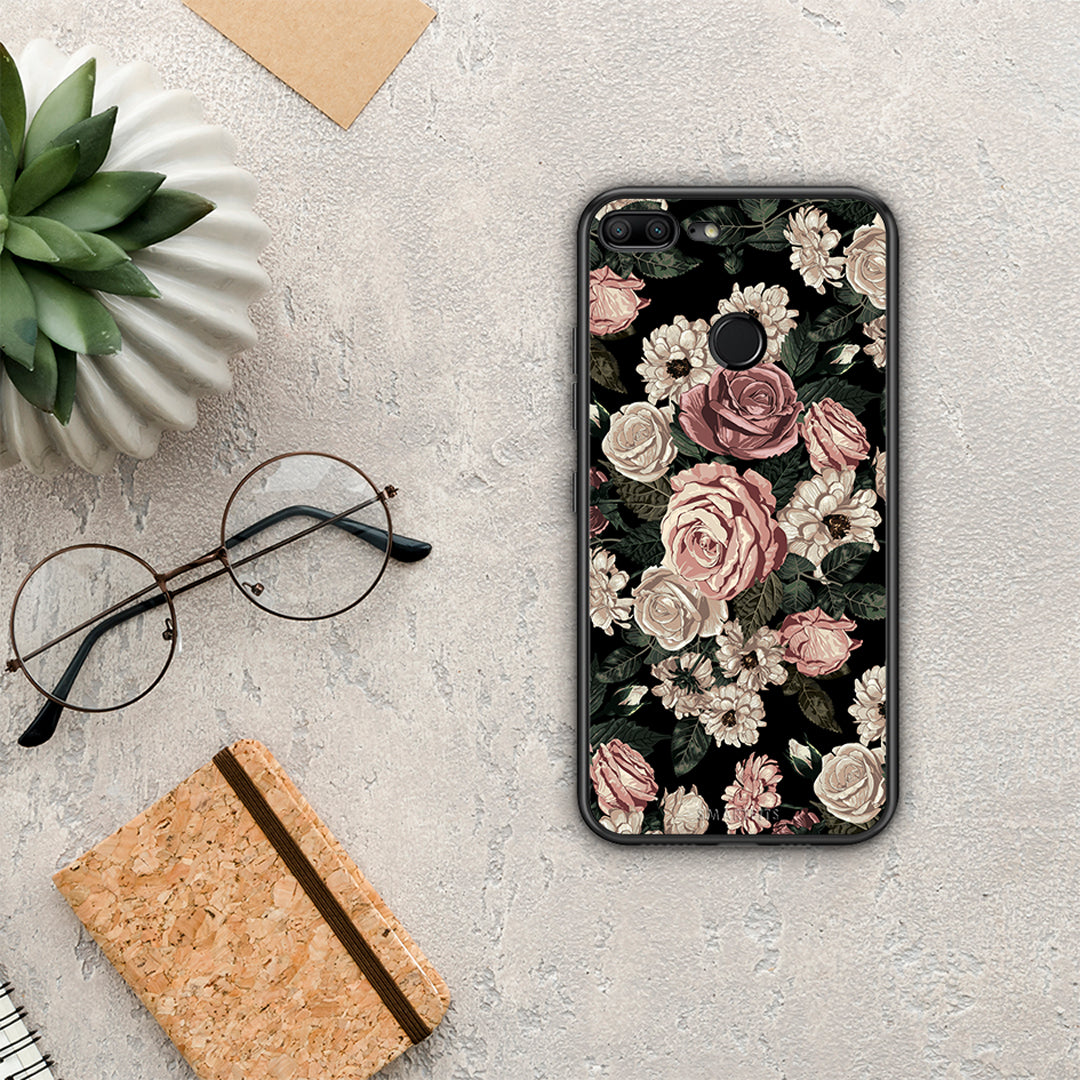 Flower Wild Roses - Honor 9 Lite θήκη