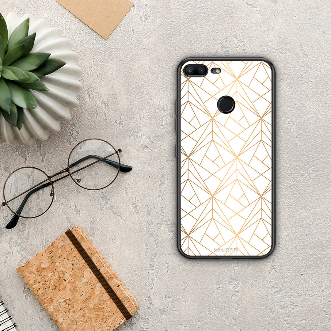 Geometric Luxury White - Honor 9 Lite θήκη