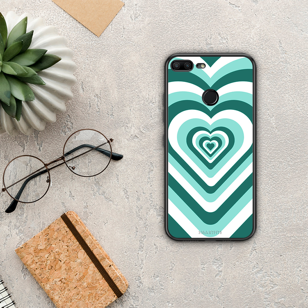 Green Hearts - Honor 9 Lite θήκη