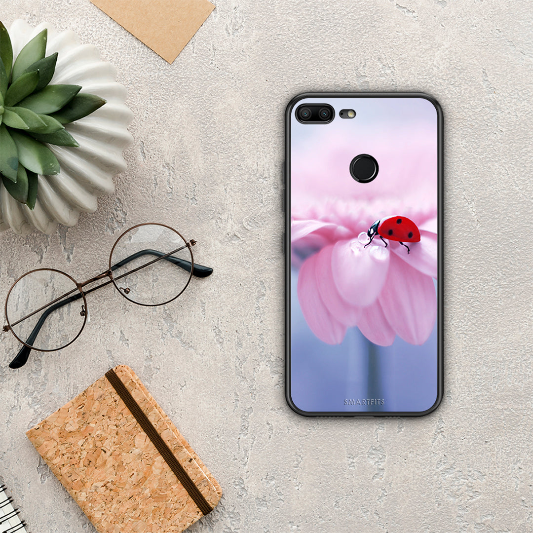 Ladybug Flower - Honor 9 Lite θήκη