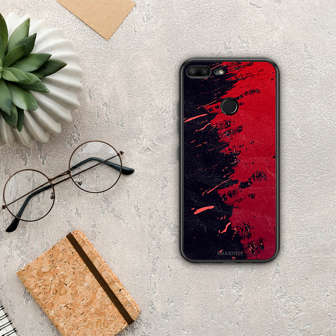 Red Paint - Honor 9 Lite θήκη