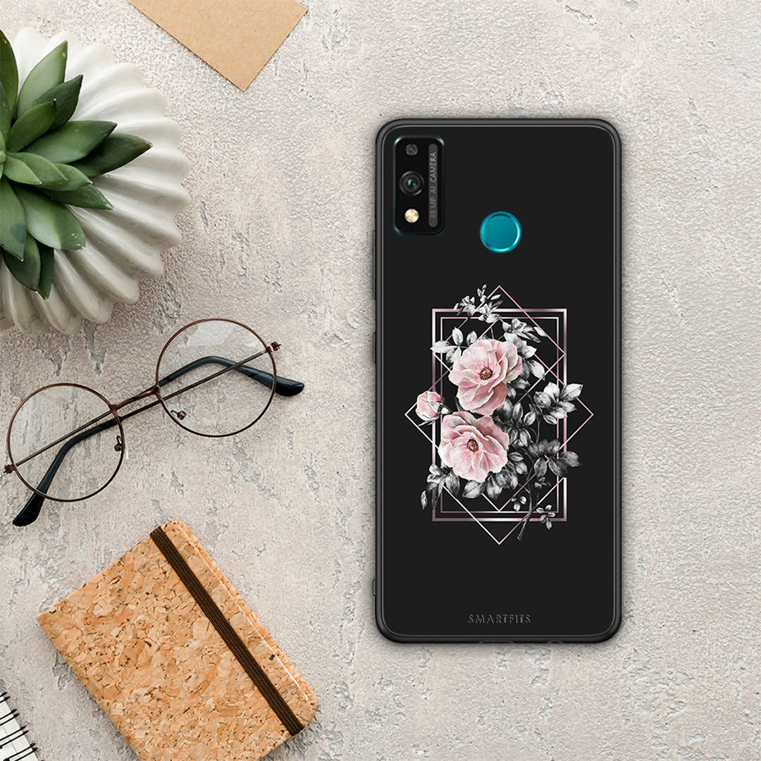 Flower Frame - Honor 9X Lite θήκη