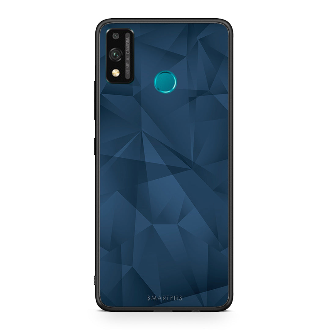 39 - Honor 9X Lite Blue Abstract Geometric case, cover, bumper