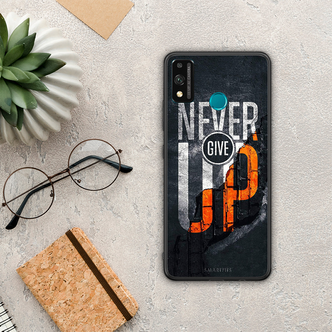 Never Give Up - Honor 9X Lite θήκη