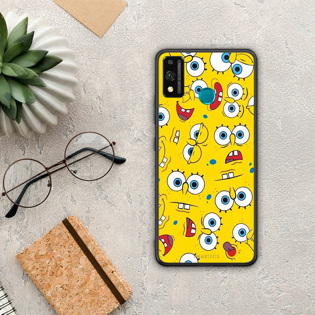 PopArt Sponge - Honor 9X Lite θήκη
