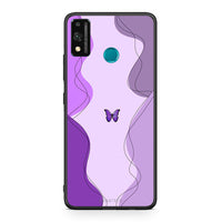 Thumbnail for Honor 9X Lite Purple Mariposa Θήκη Αγίου Βαλεντίνου από τη Smartfits με σχέδιο στο πίσω μέρος και μαύρο περίβλημα | Smartphone case with colorful back and black bezels by Smartfits