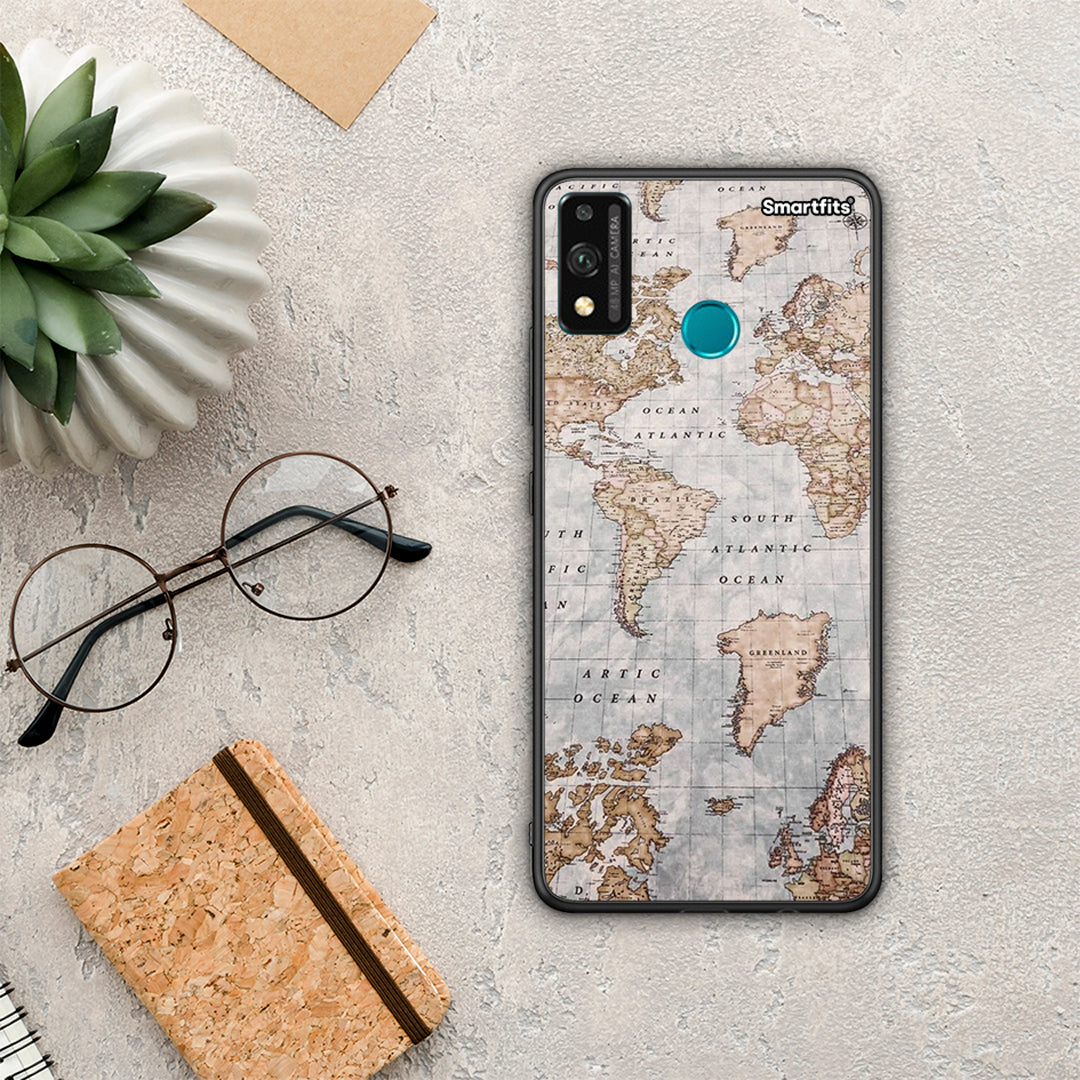 World Map - Honor 9X Lite θήκη
