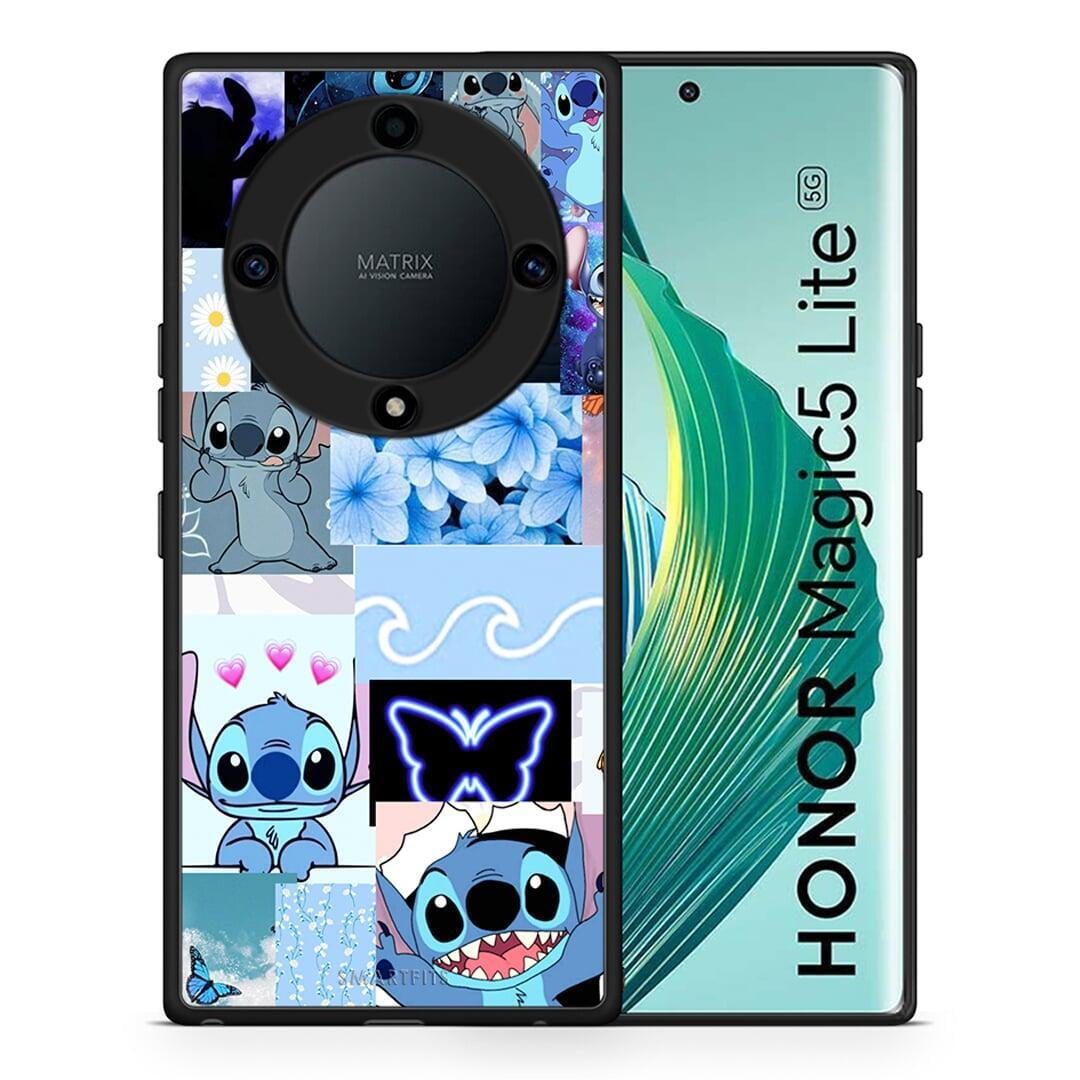 Θήκη Honor Magic5 Lite 5G / X40 / X9a Collage Good Vibes από τη Smartfits με σχέδιο στο πίσω μέρος και μαύρο περίβλημα | Honor Magic5 Lite 5G / X40 / X9a Collage Good Vibes Case with Colorful Back and Black Bezels