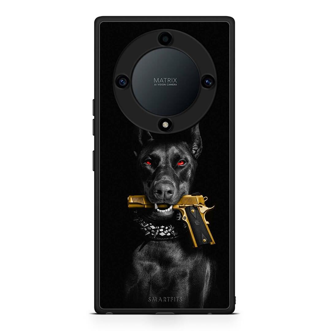 Θήκη Honor Magic5 Lite 5G / X40 / X9a Golden Gun από τη Smartfits με σχέδιο στο πίσω μέρος και μαύρο περίβλημα | Honor Magic5 Lite 5G / X40 / X9a Golden Gun Case with Colorful Back and Black Bezels
