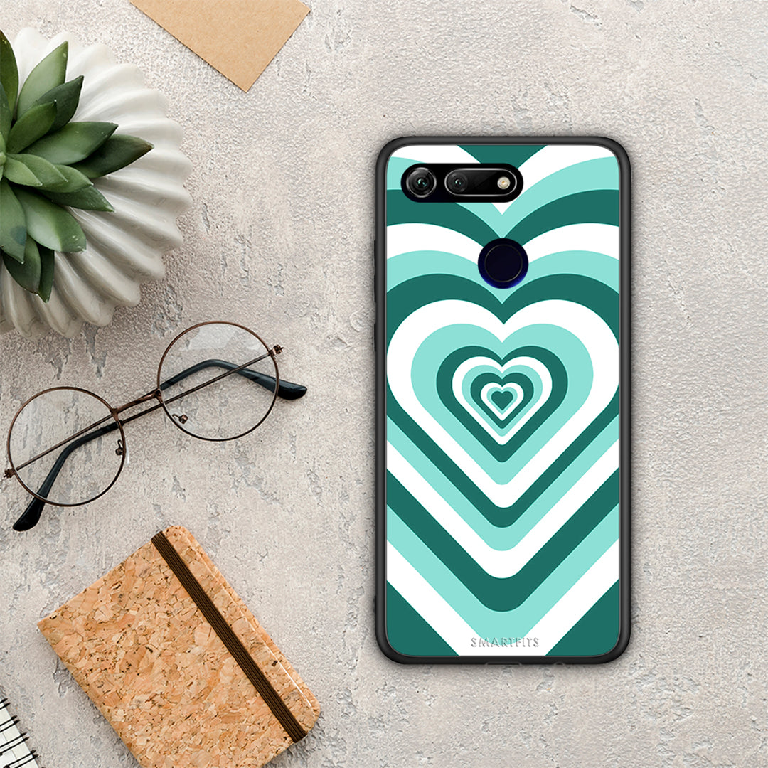 Green Hearts - Honor View 20 θήκη