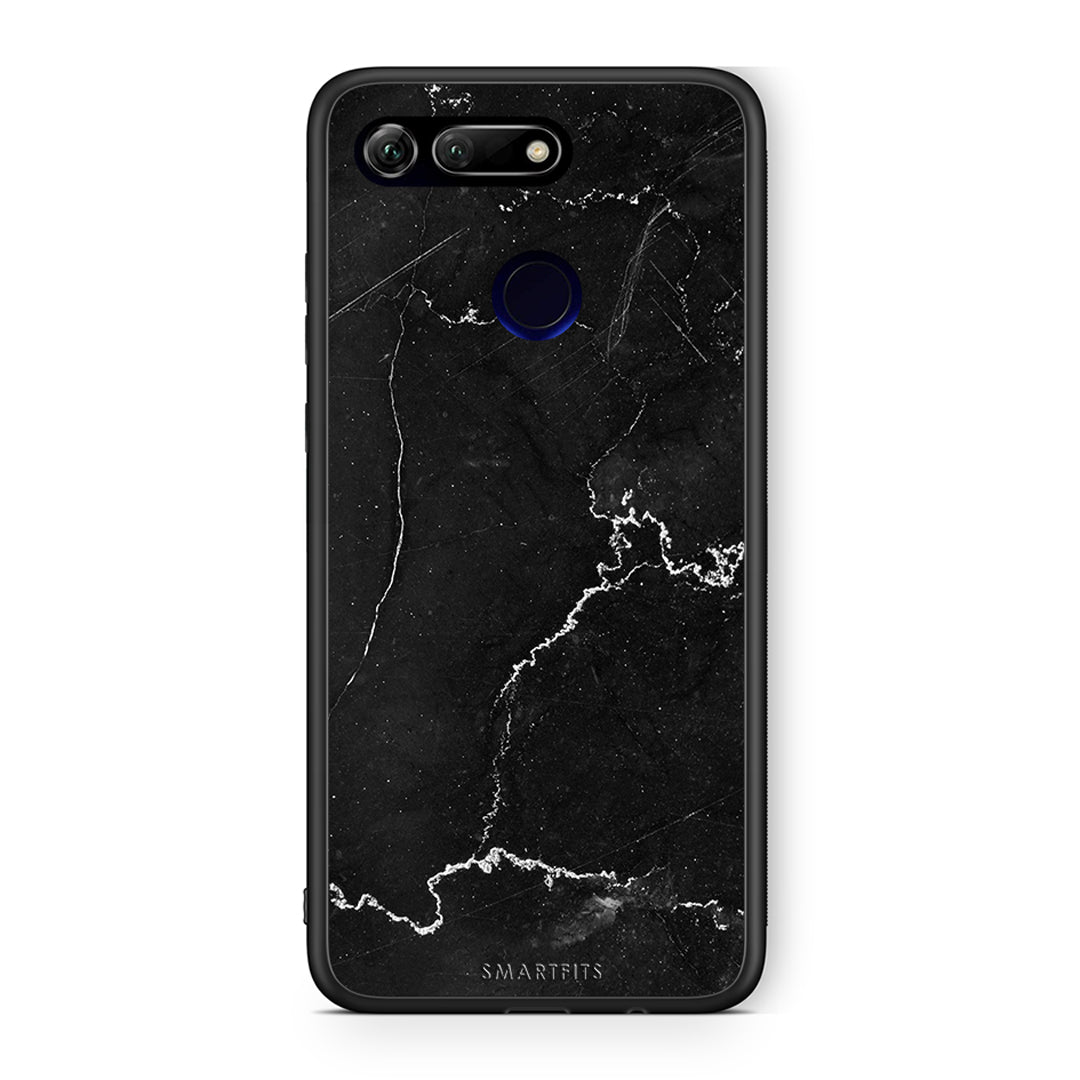 Huawei Honor View 20 Marble Black θήκη από τη Smartfits με σχέδιο στο πίσω μέρος και μαύρο περίβλημα | Smartphone case with colorful back and black bezels by Smartfits