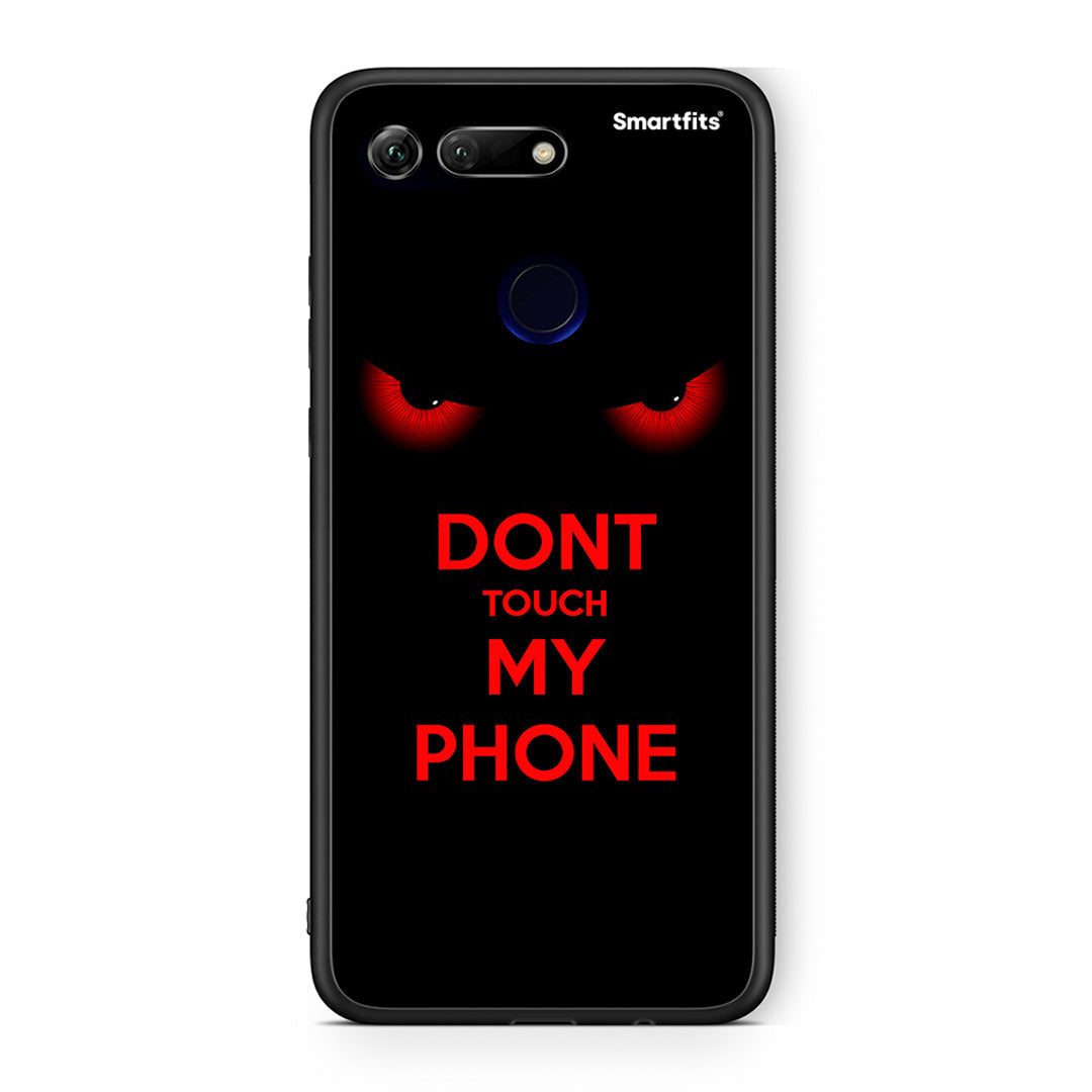 Honor View 20 Touch My Phone Θήκη από τη Smartfits με σχέδιο στο πίσω μέρος και μαύρο περίβλημα | Smartphone case with colorful back and black bezels by Smartfits