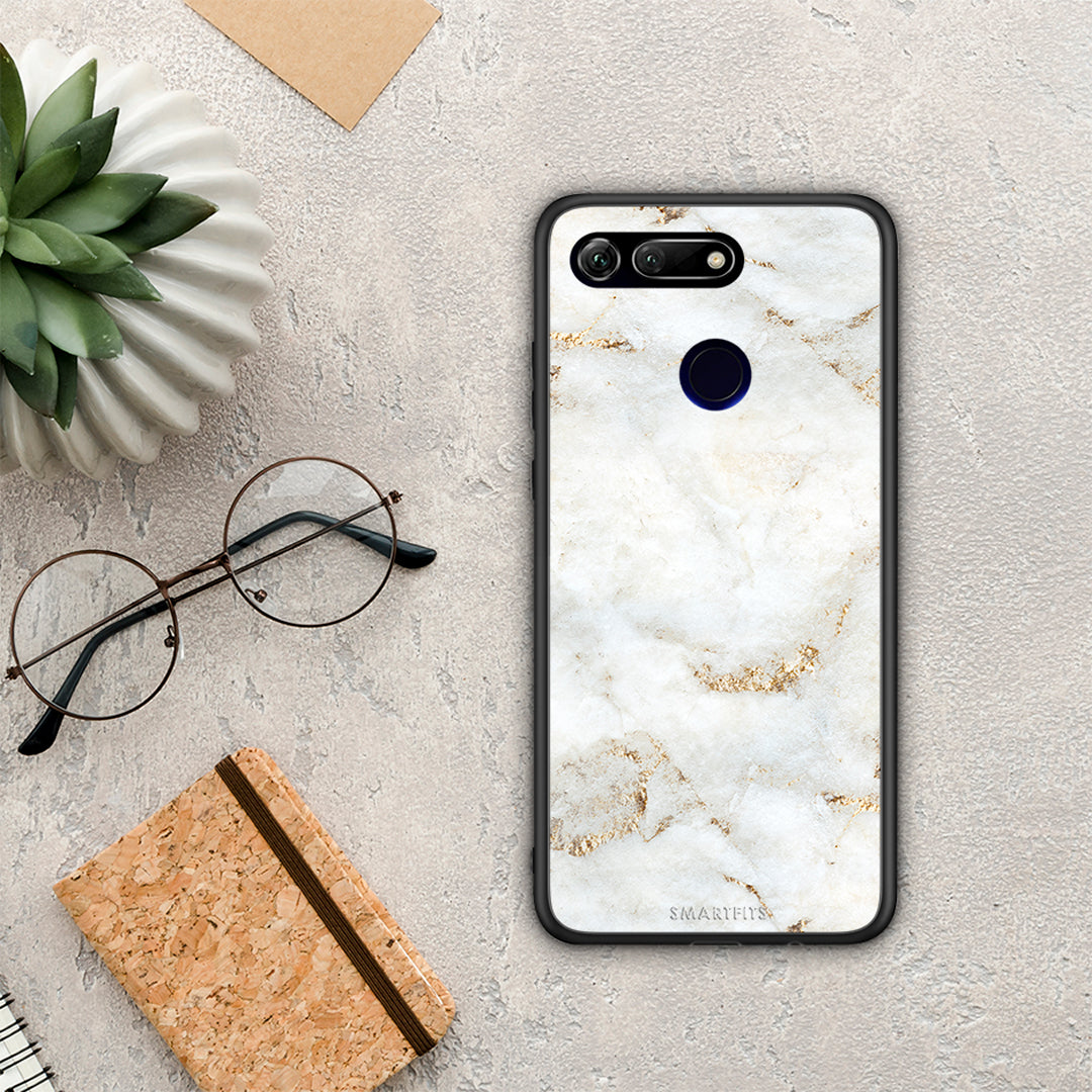 White Gold Marble - Honor View 20 θήκη
