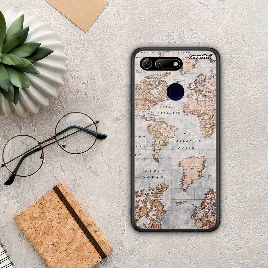 World Map - Honor View 20 θήκη