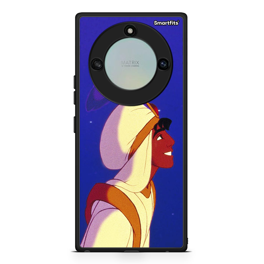 Honor X40 Alladin And Jasmine Love 1 θήκη από τη Smartfits με σχέδιο στο πίσω μέρος και μαύρο περίβλημα | Smartphone case with colorful back and black bezels by Smartfits