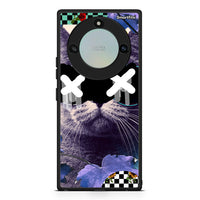Thumbnail for Honor X40 Cat Collage θήκη από τη Smartfits με σχέδιο στο πίσω μέρος και μαύρο περίβλημα | Smartphone case with colorful back and black bezels by Smartfits