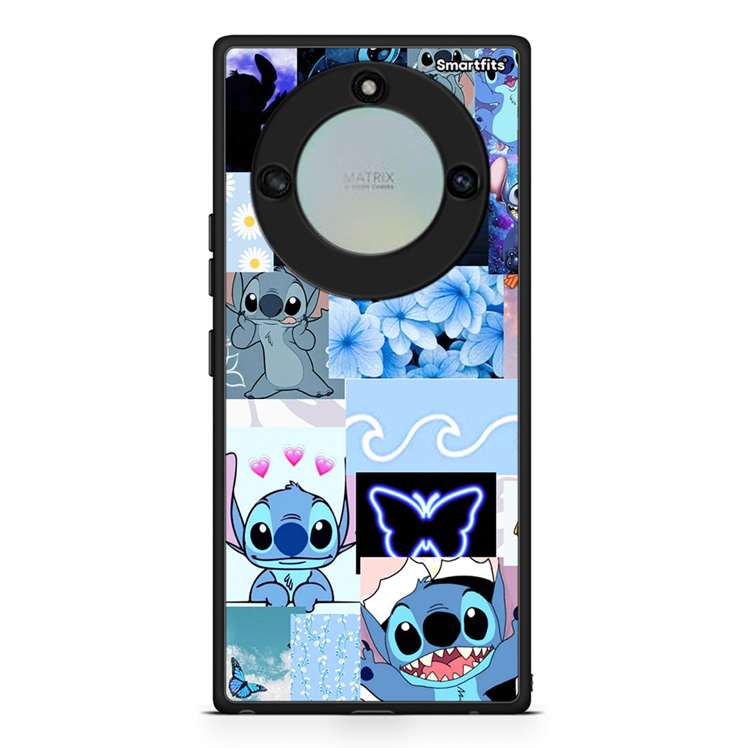 Honor X40 Collage Good Vibes Θήκη Αγίου Βαλεντίνου από τη Smartfits με σχέδιο στο πίσω μέρος και μαύρο περίβλημα | Smartphone case with colorful back and black bezels by Smartfits