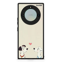 Thumbnail for Honor X40 Dalmatians Love θήκη από τη Smartfits με σχέδιο στο πίσω μέρος και μαύρο περίβλημα | Smartphone case with colorful back and black bezels by Smartfits
