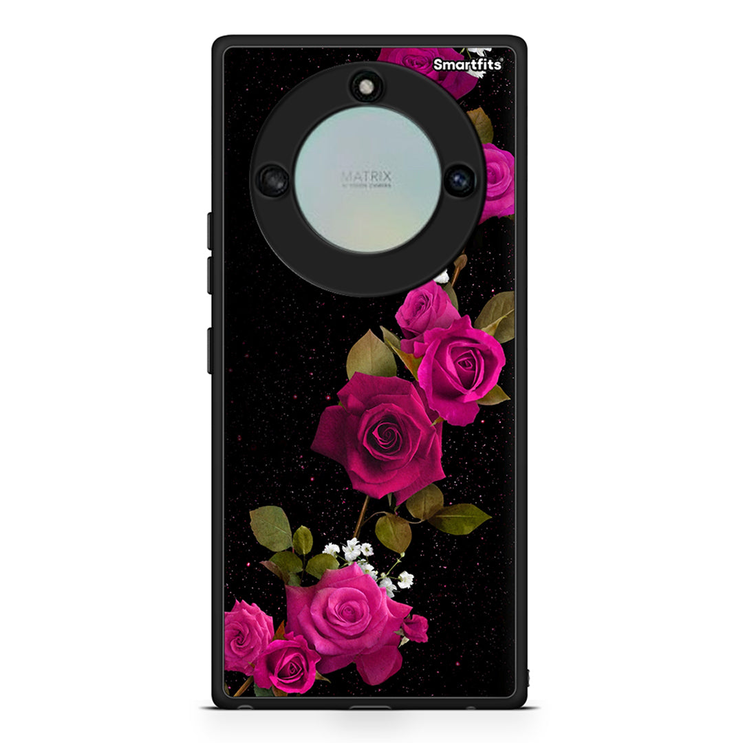 4 - Honor X40 Red Roses Flower case, cover, bumper