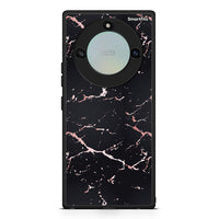 Thumbnail for 4 - Honor X40 Black Rosegold Marble case, cover, bumper
