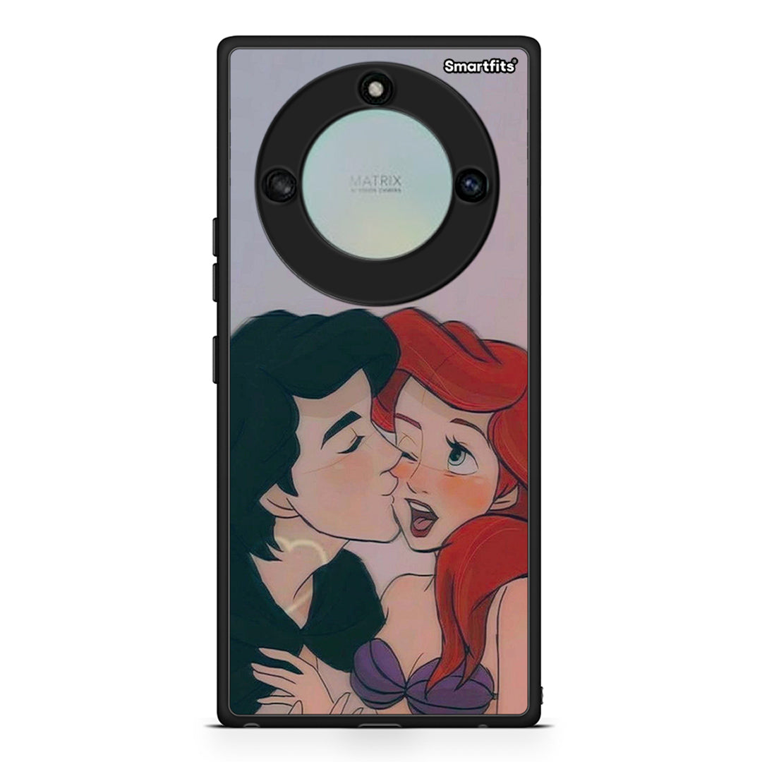 Honor X40 Mermaid Love Θήκη Αγίου Βαλεντίνου από τη Smartfits με σχέδιο στο πίσω μέρος και μαύρο περίβλημα | Smartphone case with colorful back and black bezels by Smartfits