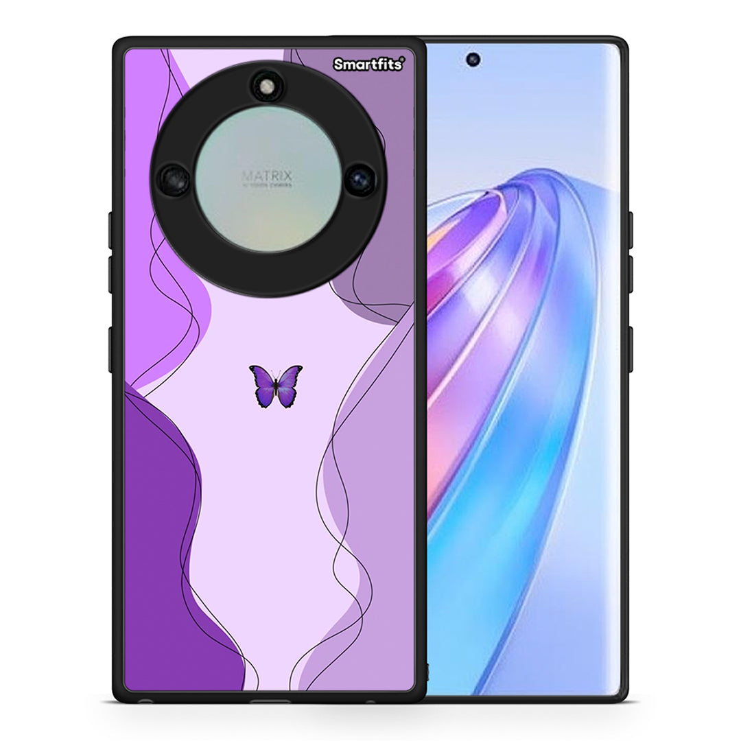 Purple Mariposa - Honor X40 θήκη