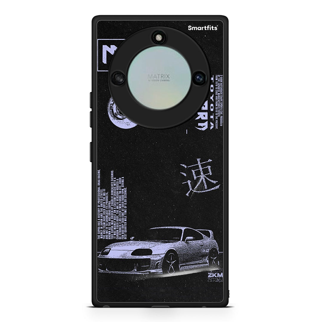 Honor X40 Tokyo Drift Θήκη Αγίου Βαλεντίνου από τη Smartfits με σχέδιο στο πίσω μέρος και μαύρο περίβλημα | Smartphone case with colorful back and black bezels by Smartfits