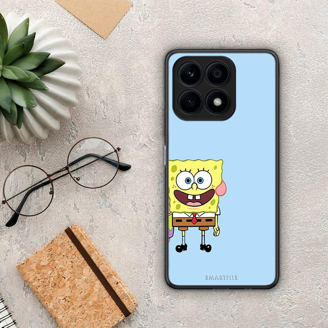 Θήκη Honor X8a Friends Bob από τη Smartfits με σχέδιο στο πίσω μέρος και μαύρο περίβλημα | Honor X8a Friends Bob Case with Colorful Back and Black Bezels