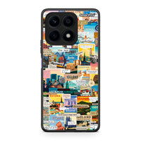 Thumbnail for Θήκη Honor X8a Live To Travel από τη Smartfits με σχέδιο στο πίσω μέρος και μαύρο περίβλημα | Honor X8a Live To Travel Case with Colorful Back and Black Bezels