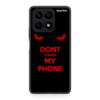 Thumbnail for Θήκη Honor X8a Touch My Phone από τη Smartfits με σχέδιο στο πίσω μέρος και μαύρο περίβλημα | Honor X8a Touch My Phone Case with Colorful Back and Black Bezels