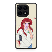 Thumbnail for Θήκη Honor X8a Walking Mermaid από τη Smartfits με σχέδιο στο πίσω μέρος και μαύρο περίβλημα | Honor X8a Walking Mermaid Case with Colorful Back and Black Bezels