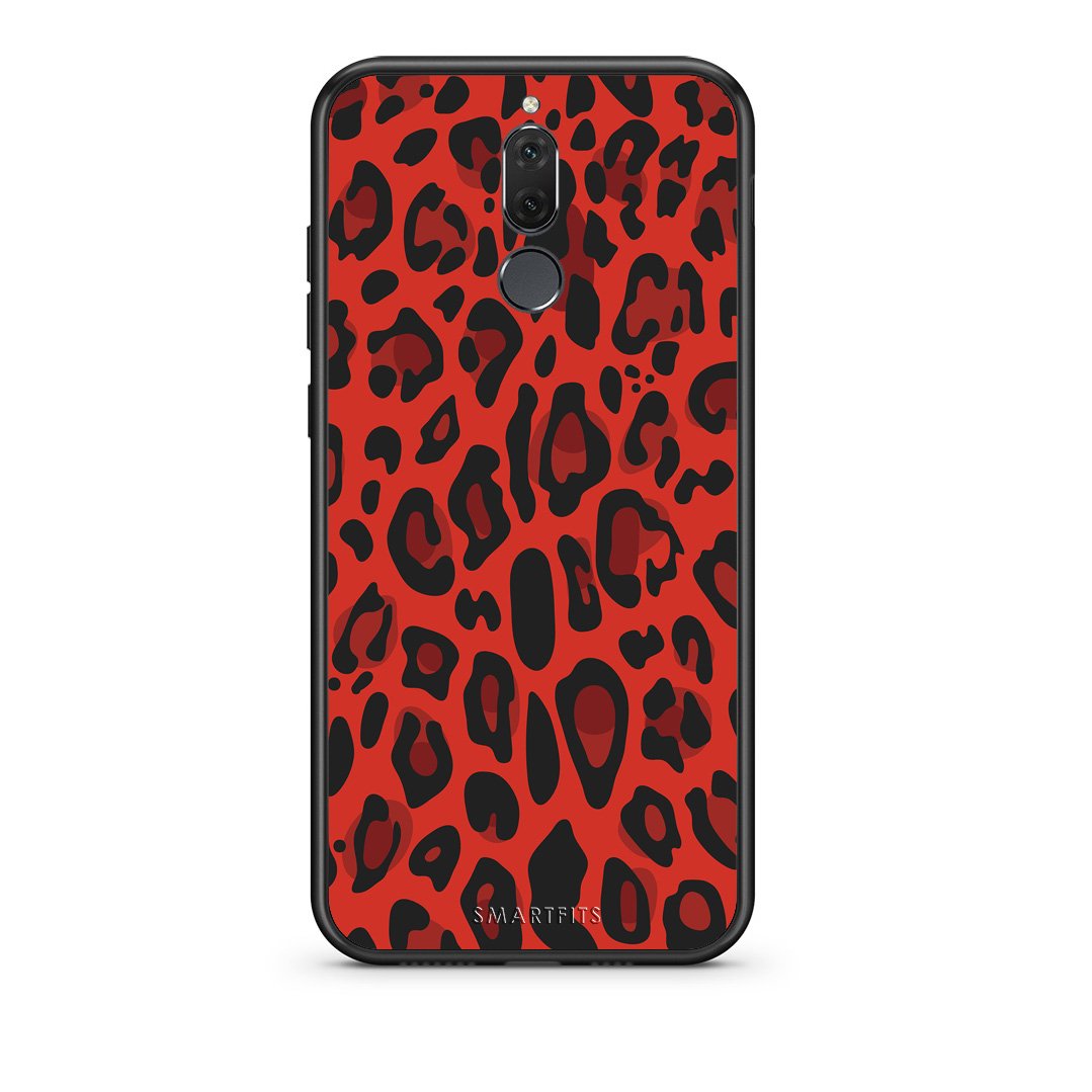 4 - huawei mate 10 lite Red Leopard Animal case, cover, bumper