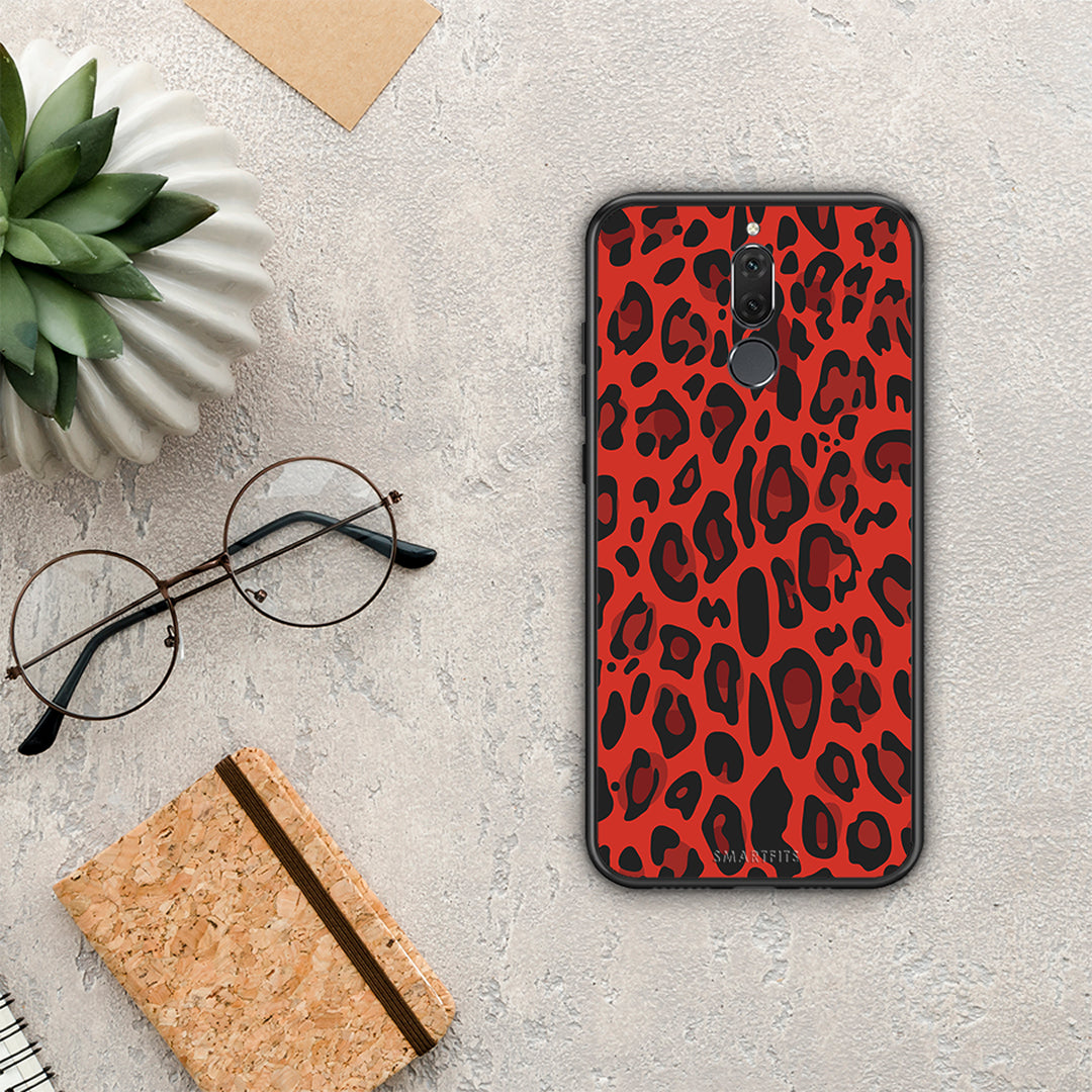 Animal Red Leopard - Huawei Mate 10 Lite θήκη