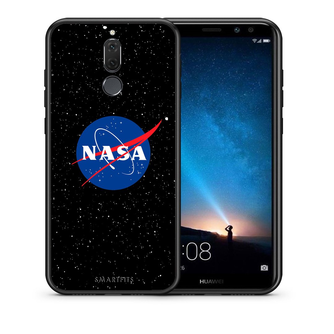 Θήκη Huawei Mate 10 Lite NASA PopArt από τη Smartfits με σχέδιο στο πίσω μέρος και μαύρο περίβλημα | Huawei Mate 10 Lite NASA PopArt case with colorful back and black bezels