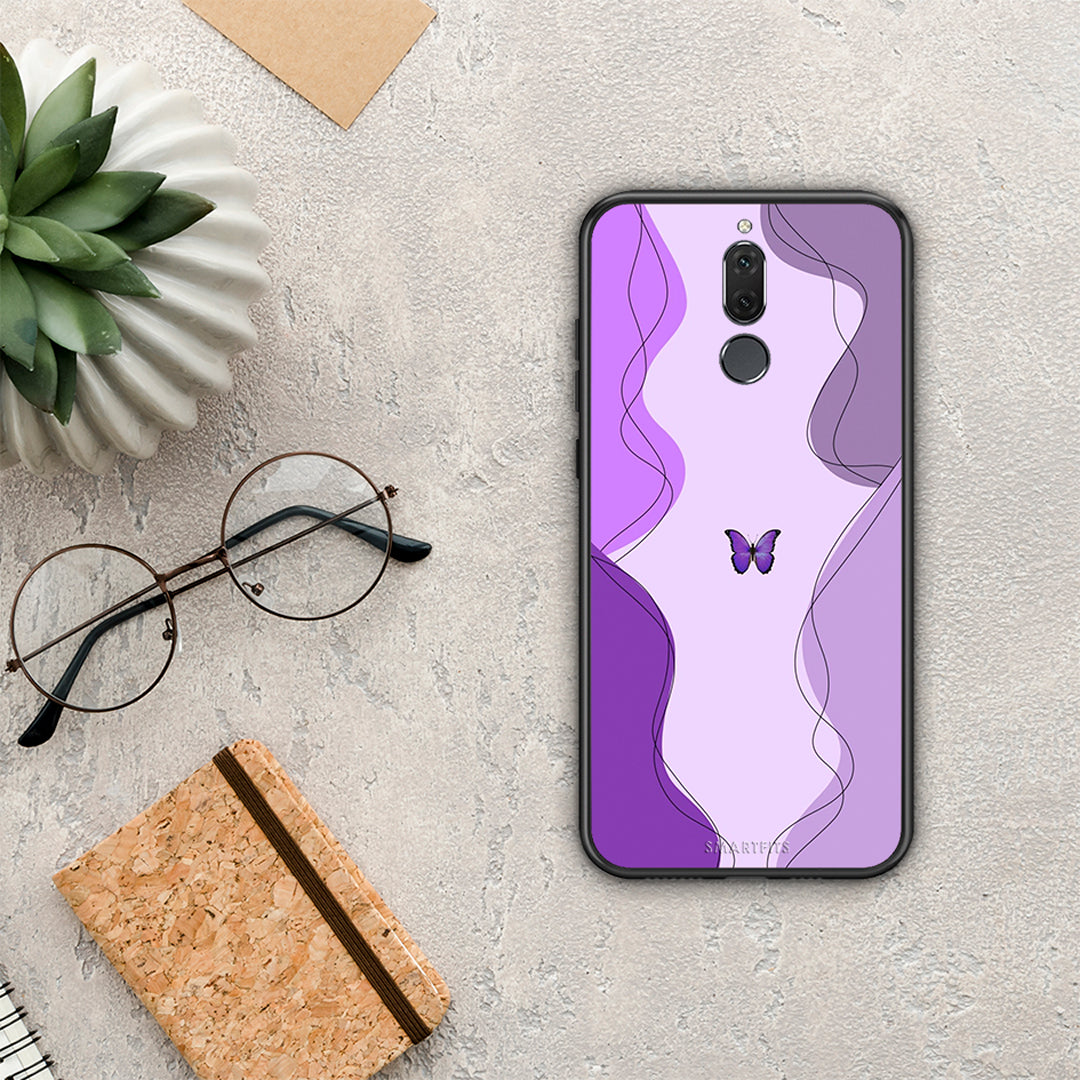 Purple Mariposa - Huawei Mate 10 Lite θήκη