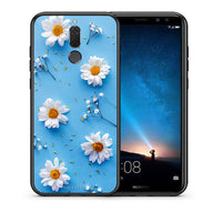Thumbnail for Θήκη Huawei Mate 10 Lite Real Daisies από τη Smartfits με σχέδιο στο πίσω μέρος και μαύρο περίβλημα | Huawei Mate 10 Lite Real Daisies case with colorful back and black bezels