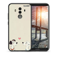 Thumbnail for Θήκη Huawei Mate 10 Pro Dalmatians Love από τη Smartfits με σχέδιο στο πίσω μέρος και μαύρο περίβλημα | Huawei Mate 10 Pro Dalmatians Love case with colorful back and black bezels