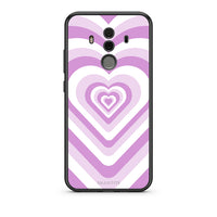 Thumbnail for Huawei Mate 10 Pro Lilac Hearts θήκη από τη Smartfits με σχέδιο στο πίσω μέρος και μαύρο περίβλημα | Smartphone case with colorful back and black bezels by Smartfits